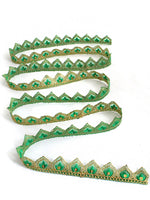 Vihani Decorative Hair Plait Lace-Green