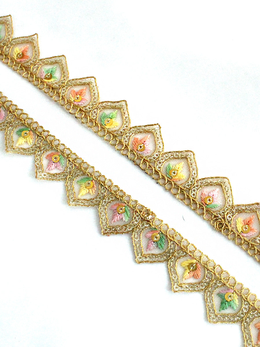 Vihani Decorative Hair Plait Lace-Multicolor