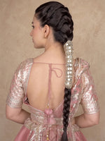 Mayra Mirror Decorative Hair Plait Lace-Gold