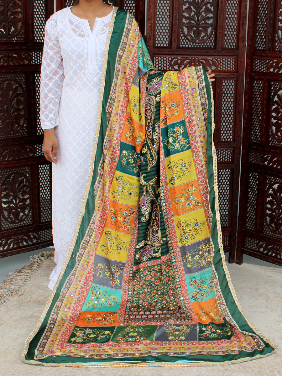 Mahira Pakistani Dupatta-Multicolor