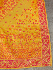 Rayma Yellow Banarasi Silk Dupatta
