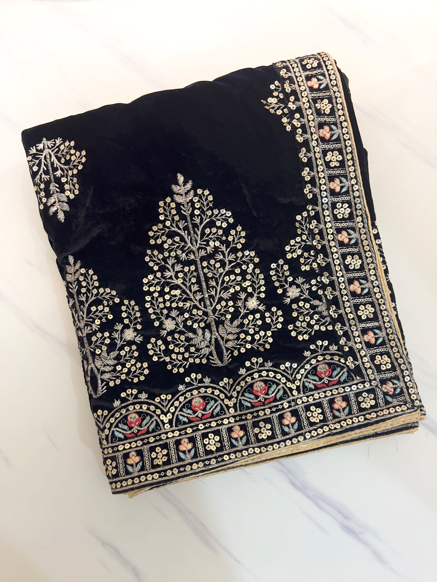 Avisha Dupatta-Black