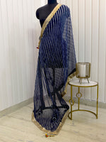 Neeti Dupatta - Navy Blue