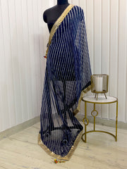 Neeti Dupatta - Navy Blue