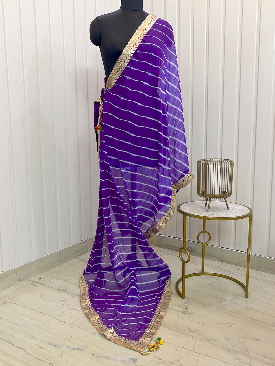 Neeti Dupatta - Dark  Purple
