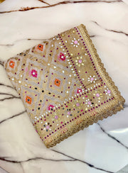 Keesha  Dupatta - Whire