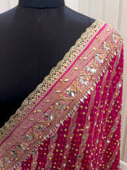 Chetna Dupatta - Hot Pink
