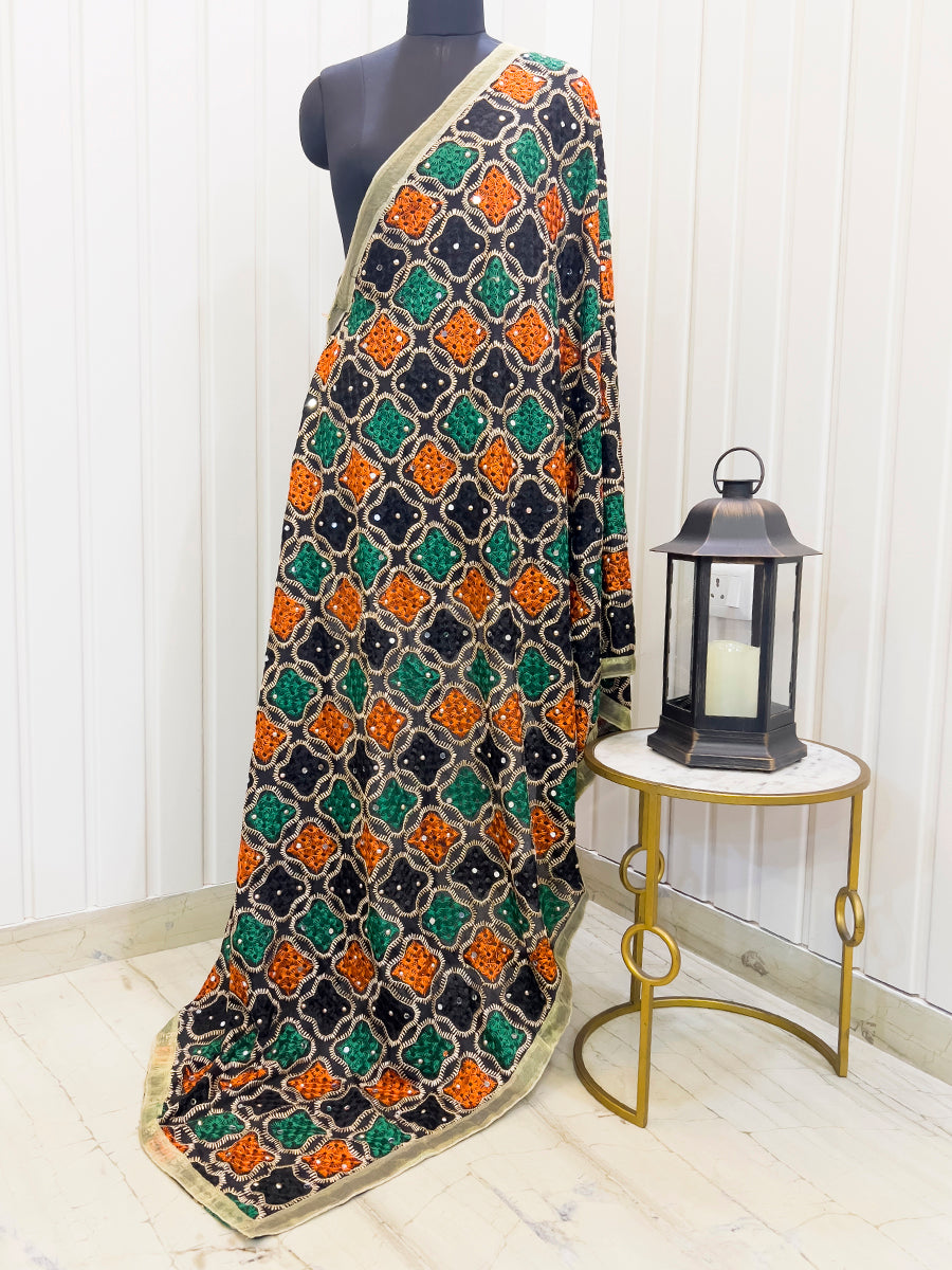 Nimrat Phulkari Dupatta