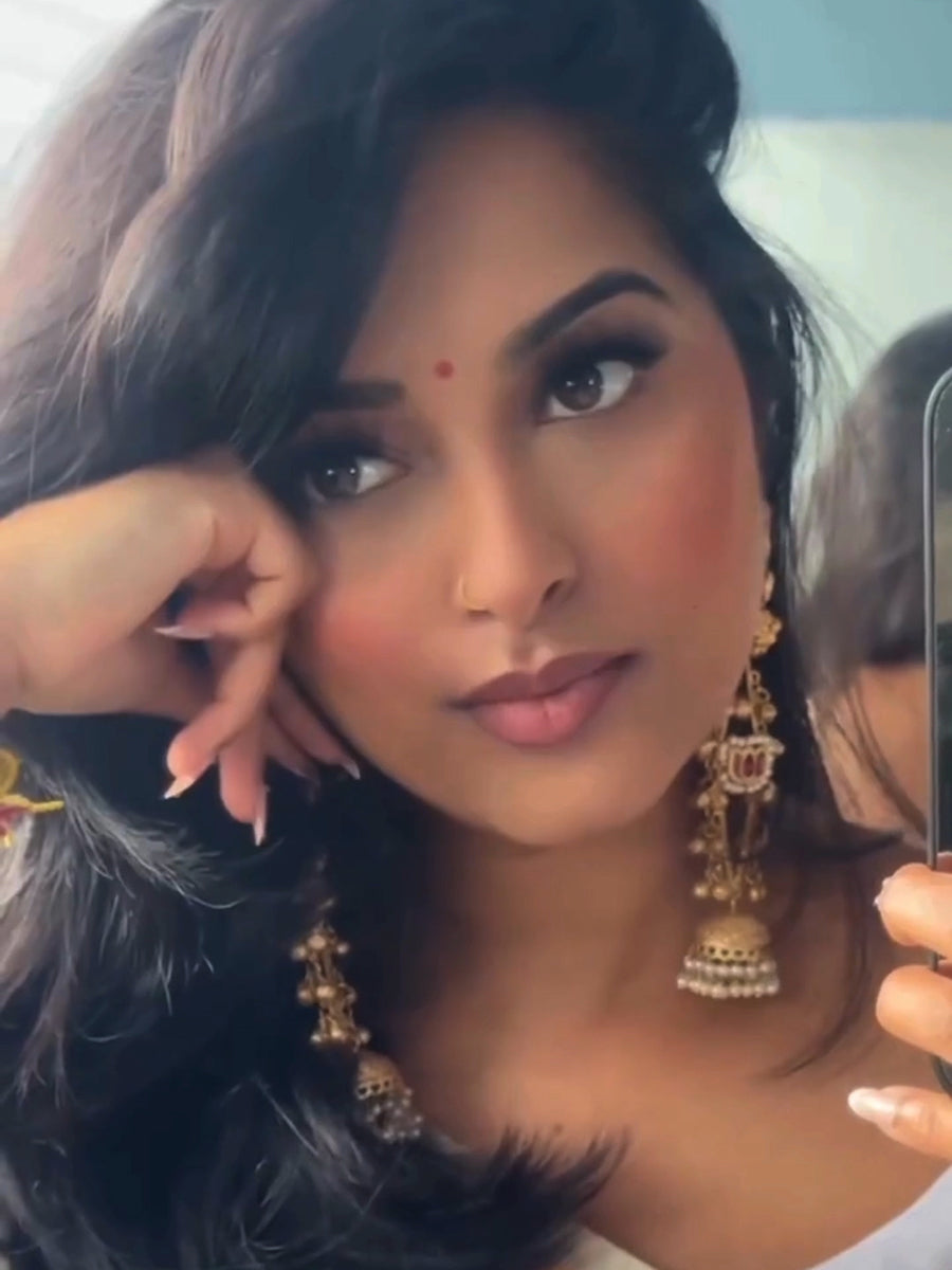 Varnika Long Jhumki Earrings