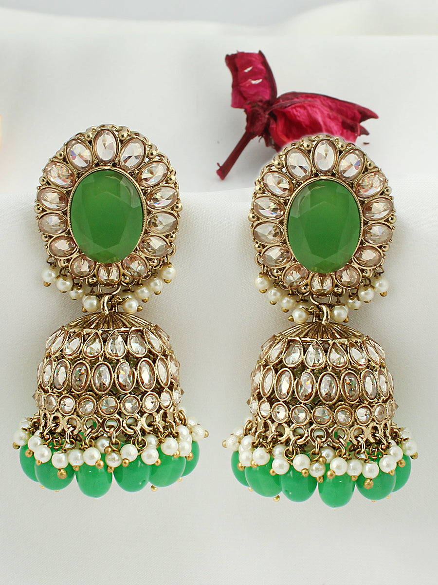 Rehana Earrings-Green