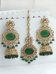 Jiya Earrings & Tikka