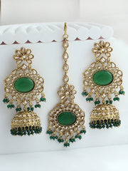 Jiya Earrings & Tikka