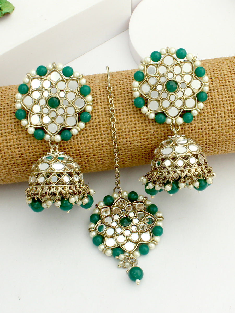 Ziya Earrings & Tikka