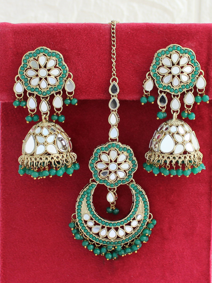 Keesha Earrings & Tikka