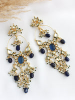 Heer Earrings-Blue 