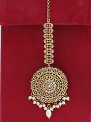 Mehreen Earrings Tikka Set With Ear Chain