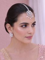 Richa Earrings & Tikka-Silver