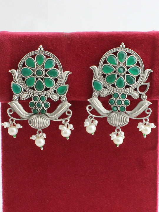 Itisha Earrings-Green