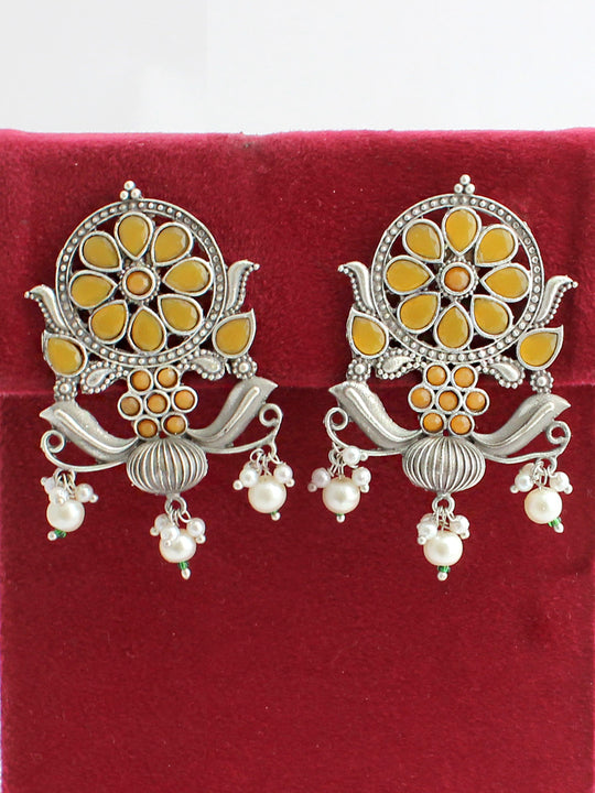Itisha Earrings-Yellow