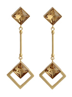 Tavisha Long Earrings-Gold