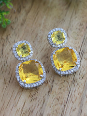 Elina Fine Earrings-Yellow