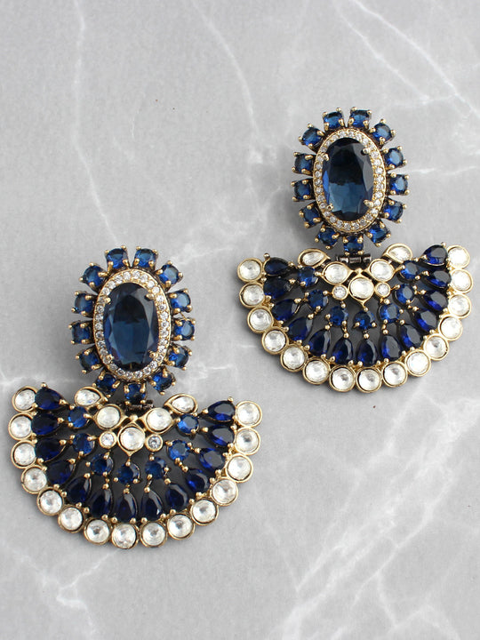 Himangi Earrings-Blue