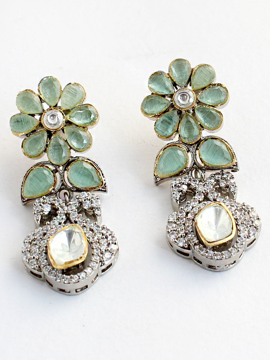 Ritavi Earrings-Mint Green
