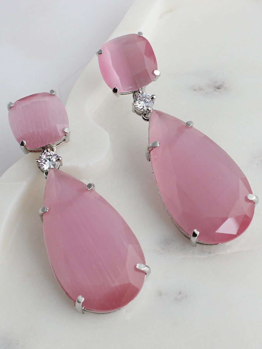 Austria Earrings-Pastel Pink 
