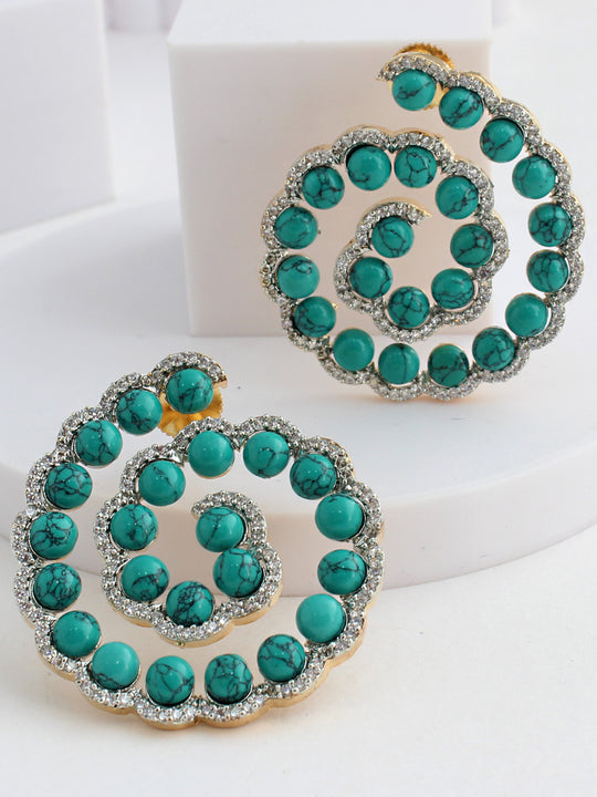 Velma Earrings-Turquoise