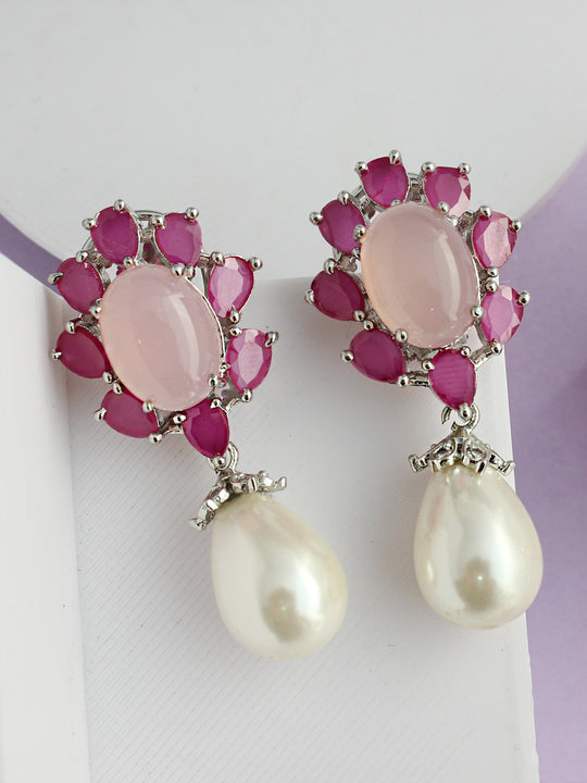Camilla Earrings-Pink