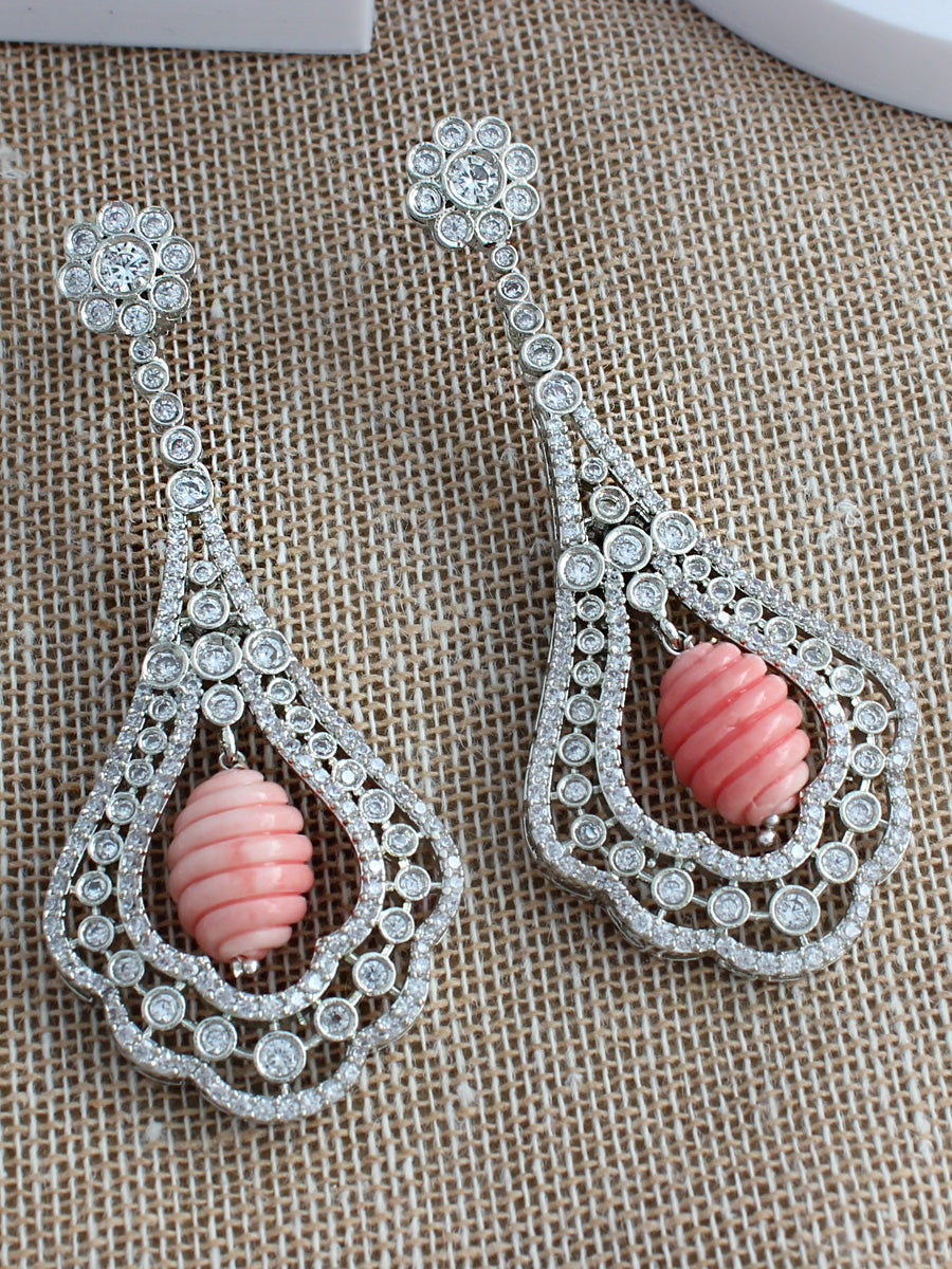 Jennifer Earrings-Pink