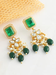 Aasha Earrings-Green