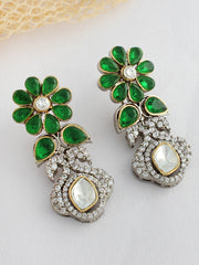 Ritavi Earrings-Green