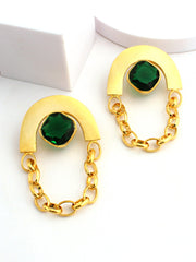 Anne Earrings-Green