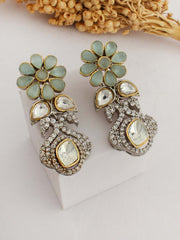 Ritavi Earrings-Aqua