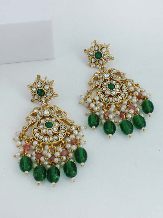 Urwa Earrings-Green