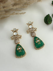 Saavya Earrings-Green