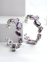 Tamara Earrings-Purple