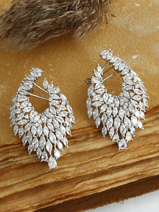Florence Earrings-Silver
