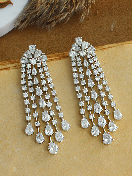 Ayesha Earrings-Silver