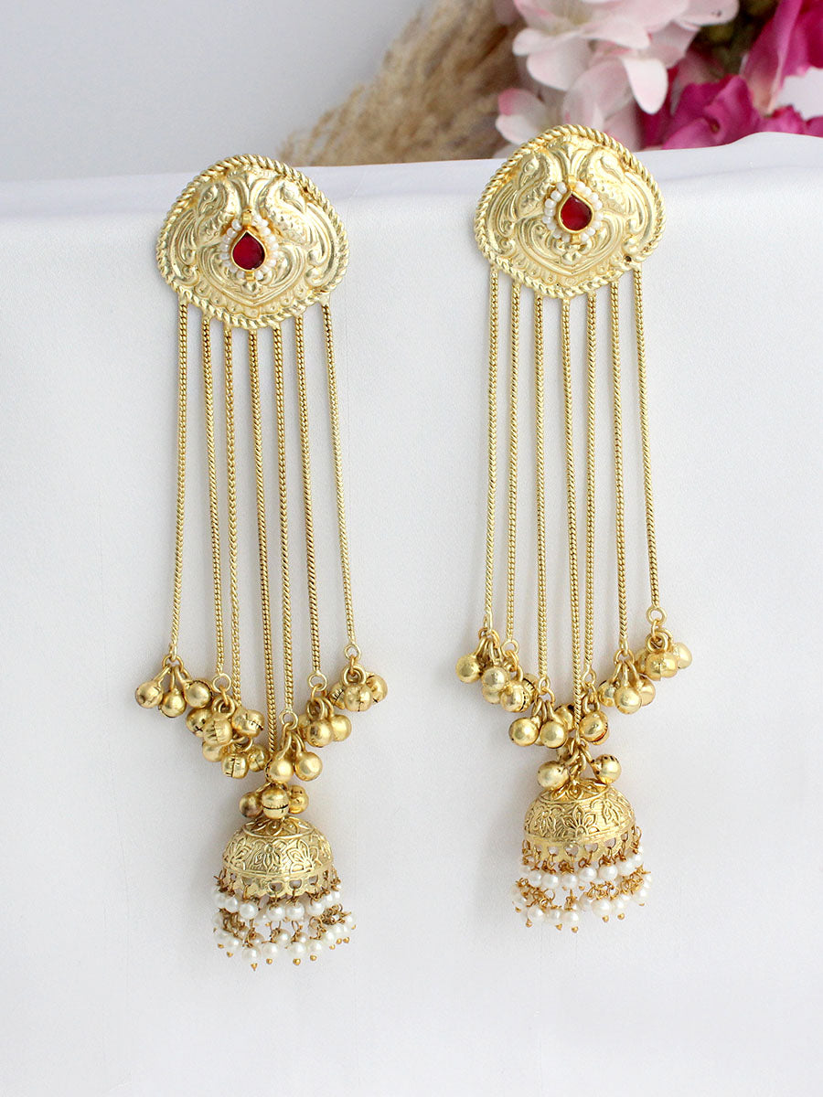 Prakruti Long Jhumka / Jhumki Earrings