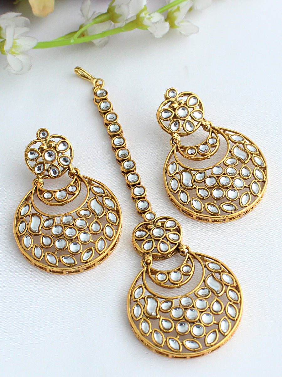 Snehal Earrings & Tikka