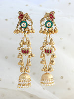 Varnika Long Jhumki Earrings 