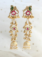 Varnika Long Jhumki Earrings 