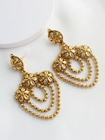 Vaibhavi Earrings-Gold