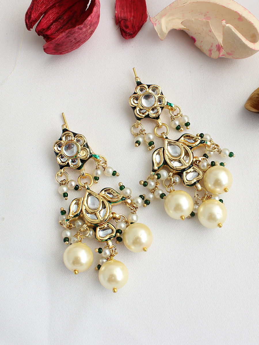 Vedika Earrings-Gold