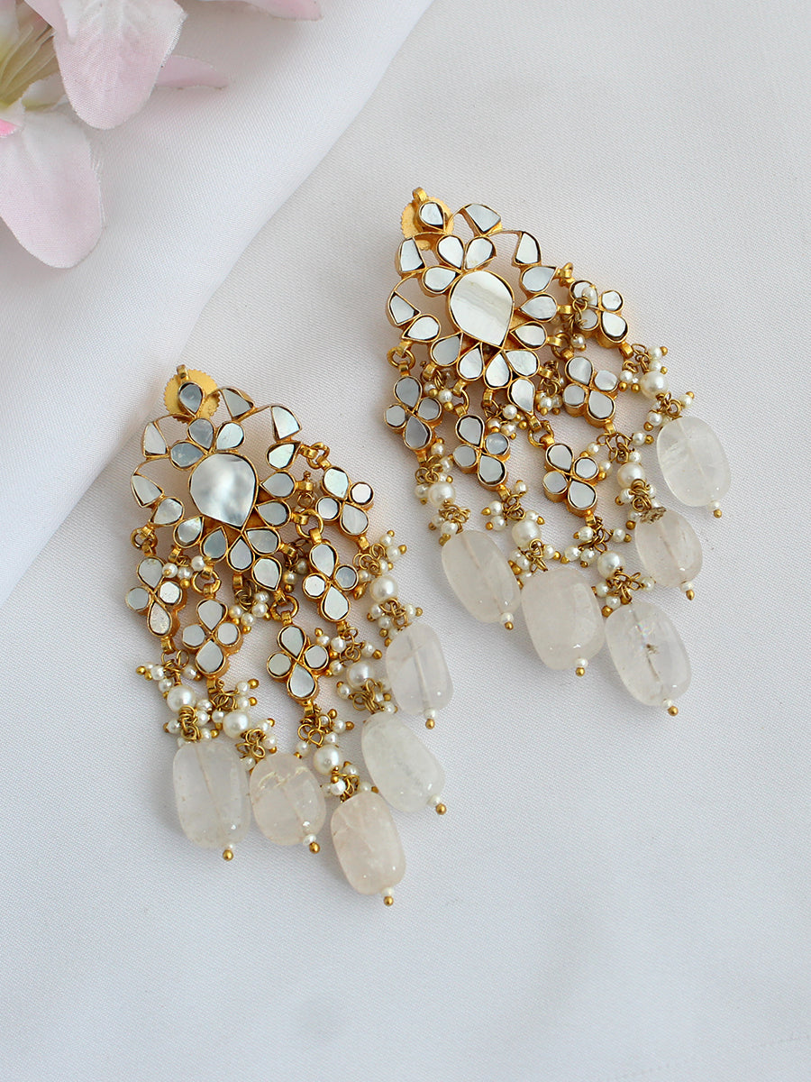 Ayanka Earrings-Ivory