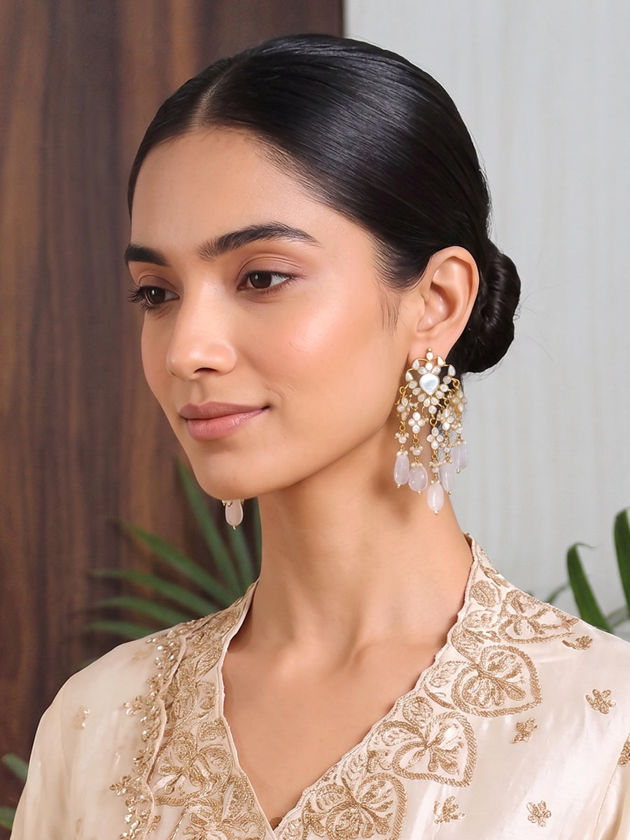 Ayanka Earrings-Ivory