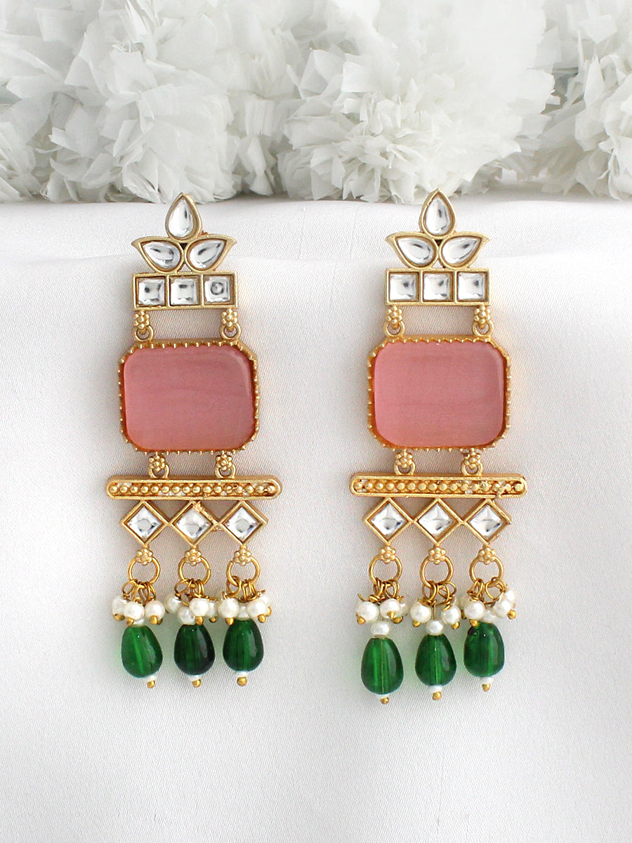 Ananya Earrings-Pastel Pink