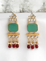 Ananya Earrings-Mint Green